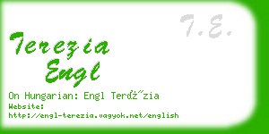 terezia engl business card